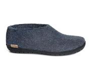 Glerups Blauw Laag Zwart Rubber Zool