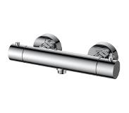 Regn thermostatische douchemengkraan, chroom
