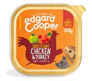 Edgard & Cooper 18x Edgard & Cooper Kuipje Vers Vlees Kip - Kalkoen 300 gr
