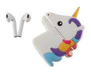 Lazerbuilt Emoji Eenhoorn - TWS earpods - microfoon - touch control - opbergcase (bluetooth oordopjes)