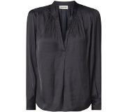 Zadig & Voltaire Tink blouse van satijn met V-hals