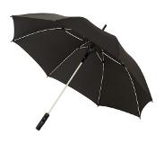 Avenue Automatische storm paraplu zwart/wit 58 cm
