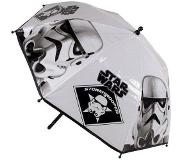 Star Wars paraplu Storm Trooper junior 42 cm polyester grijs