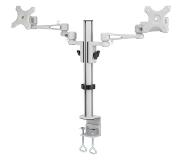 Speaka Professional Dual Monitor-Tischhalterung mit C-Klemme