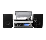 Soundmaster MCD1820SW - Stereo muziek center - DAB+ radio - platenspeler - cassette - CD -USB