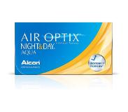 Alcon +6,00 Air Optix Night&Day Aqua - 6 pack - Maandlenzen - Contactlenzen