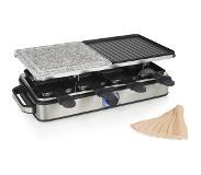 Princess 162635 Raclette 8 Stone and Grill Deluxe