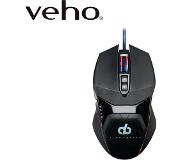 Veho GZ1 Maus Beidhändig USB Typ-A Optisch 6400 DPI