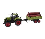 Johntoy speelset Junior Farming tractor en aanhanger 43 cm