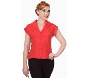 Dancing Days Blouse -2XL- DREAM MASTER Rood