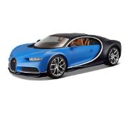 Maisto Schaalmodel Bugatti Chiron 1:24 Blauw - Speelgoed Auto's