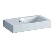 Geberit Icon fontein 53x31x13.5cm 1 wasbak 1 kraangat Links zonder overloopgat Keramiek Wit glans 124153600