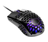 Cooler Master MM711 Light RGB Gaming Muis Black Glossy