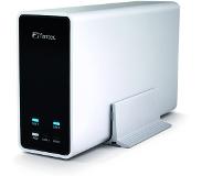 Fantec mobiRAID X2 zilver 2x2,5 SATA RAID0/1/JBOD USB3.