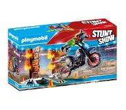 Playmobil Stuntshow Motor met vuurmuur 70553