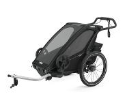 Thule Chariot Sport 1 kinderaanhanger (Maat One Size, Zwart)