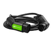 Green Cell EV07 oplaadkabel voor elektrische voertuigen Zwart Type 2 3 5 m