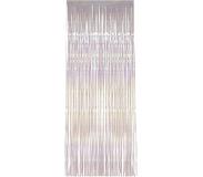 Smiffys Feestdecoratie Shimmer Curtain Wit