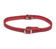 Vadigran Dierenbenodigdheden Vadigran Halsband Hond Geolied Leder Rood 32Cmx12Mm Xs