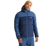 Dare 2b Dare2B Denote waterdichte, geïsoleerde ski-jas met capuchon voor heren, ademende outdoorjas, donker denim middernacht marineblauw