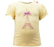 Beebielove Gele meisjes tshirt Eifeltoren Beebielove - Maat 62