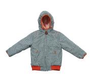 Ducksday - winterjas voor kinderen - omkeerbaar - unisex - Manu - 8 jaar - waterdicht beide kanten