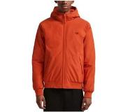 Fred perry - Hooded Padded Brentham Jacket - Oranje Jas