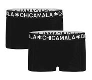 Muchachomalo Boxershort Chicamala Girls Solid Black Black (2-Delig)-Maat 146 / 152