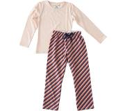 Little label Meisjes Pyjamaset - roze,rood,blauw - Maat 98-104 / 4Y