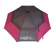 Sun Mountain H2NO Dual Canopy Golf Paraplu Pink Grijs