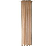 Homing Kant en Klaar Vitrage Gordijn - Met verborgen lussen - 245x140 cm - Saffraan - 1 Stuk