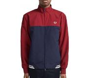 Fred perry - Colour Block Sports Jacket - Rood - Heren - maat M