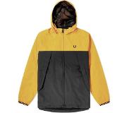 Fred perry - Colour Block Panel Jacket - Zwart/Geel - Heren - maat L