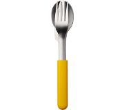 Mepal Bestekset Bloom 3-delig - yellow stainless steel/pp
