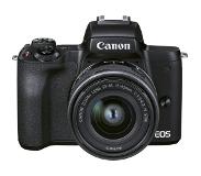 Canon EOS M50 Mark II Zwart + EF-M 15-45mm f/3.5-6.3 IS STM Zwart