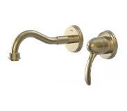 Tres Clasic inbouw wastafelkraan 21cm verouderd messing