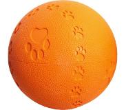 Gebr. De Boon Rubberen bal pawprint met geluid 9.5 cm