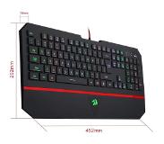 Redragon K502 Karura RGB Gaming Keyboard (Silent keys, RGB Backlight, Anti Ghosting, conflict free keys, water proof