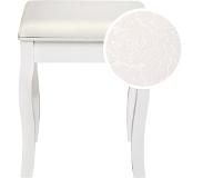 TecTake - make up kruk schminkkruk met gestoffeerde zitting - 402073