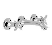 Tres Clasic inbouw wastafelkraan 15cm chroom
