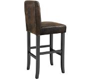 TecTake - Barkruk van imitatieleer oud bruin - 403583