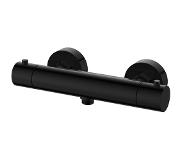 Regn thermostatische douchemengkraan, gun metal black