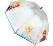 Disney paraplu Frozen II 45 x 65 cm polyester blauw/transparant