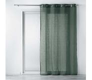 Douceur d'intérieur Vitrages Douceur D Intérieur Zazy Heren Kaki | Maat: 140x240 cm