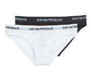 Emporio Armani 2-Pack Cheeky Pants Women 164351-cc318-00911 Zwart/Wit-S (4)