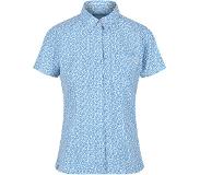 Regatta - Women's Mindano V Short Sleeved Shirt - Outdoorshirt - Vrouwen - Maat 38 - Blauw