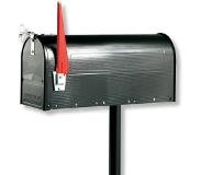 Burg wachter statief voor US Mailbox 150cm zwart