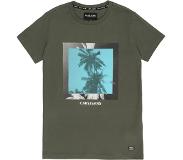 Cars Jeans t-shirt jongens - groen - Simmons - maat 152