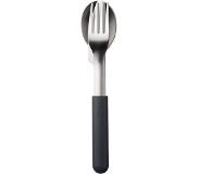 Mepal Bestekset Bloom 3-delig - zwart stainless steel/pp