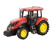 Toi Toys Tractor DeLuxe rood met L/G rood Kunststof Toi Toys Speelgoedvoertuig